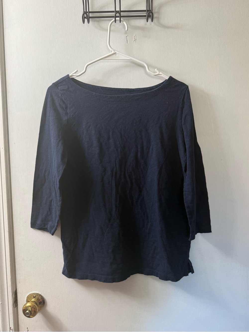 LOFT Classic Navy 3/4 Sleeve Women's Top